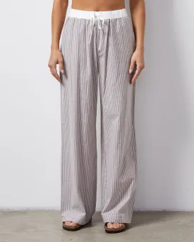 Stripe Poplin Pant