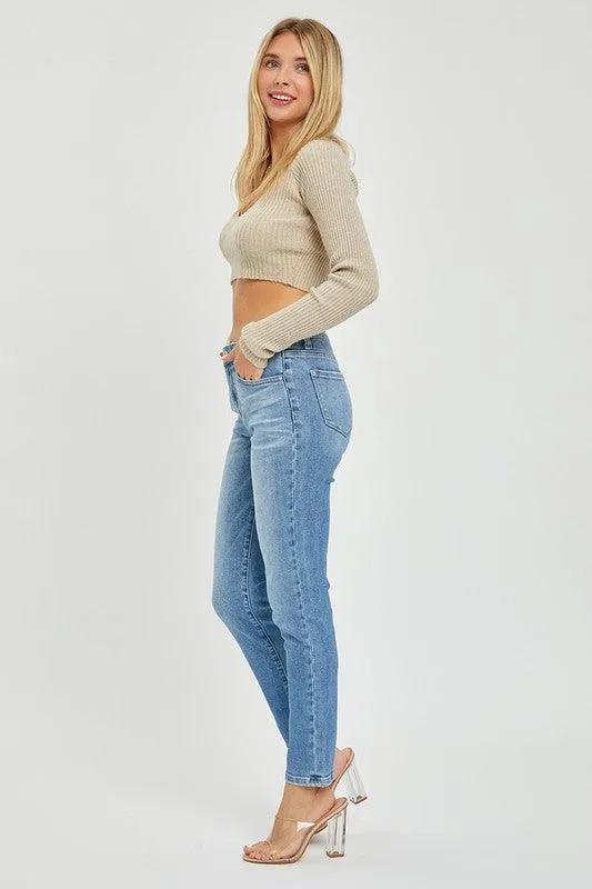 Summer Breeze MID RISE RELAXED SKINNY JEANS