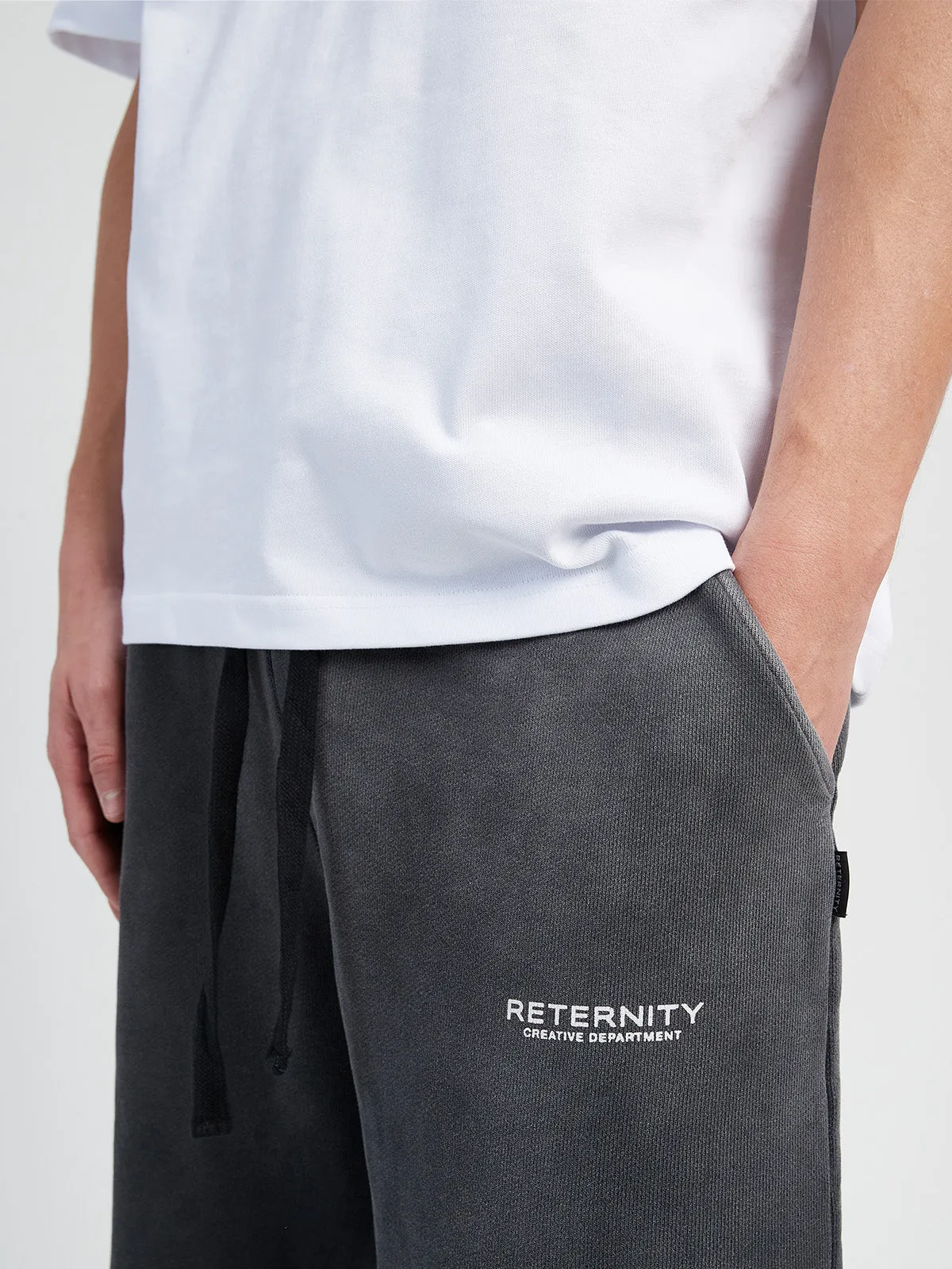 SWEATPANTS CREATIVE DEPT - FADED BLACK