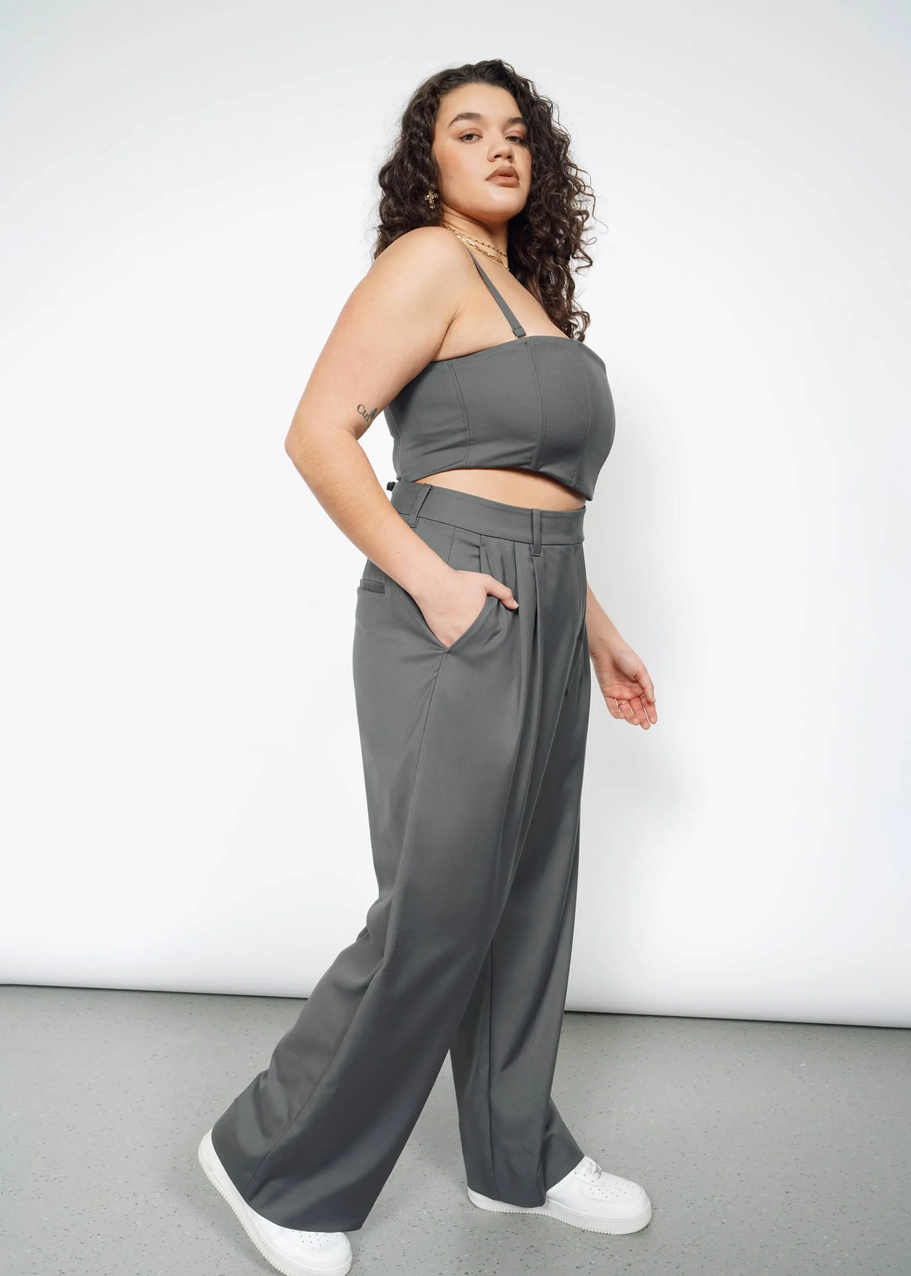 The Empower Wide Leg Trouser