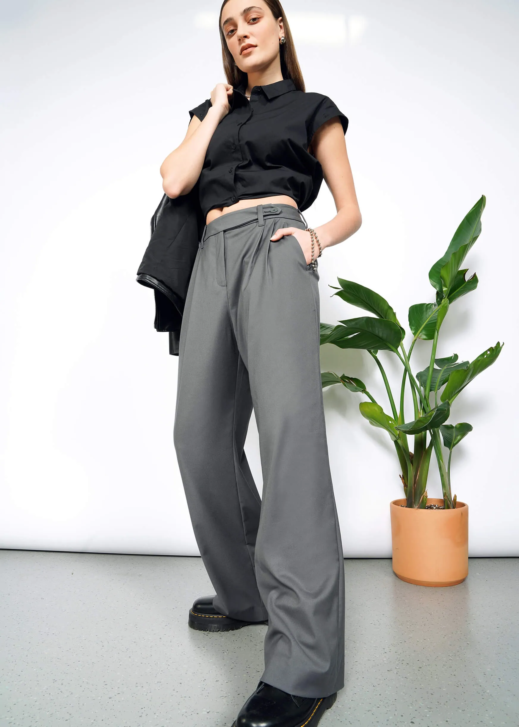 The Empower Wide Leg Trouser