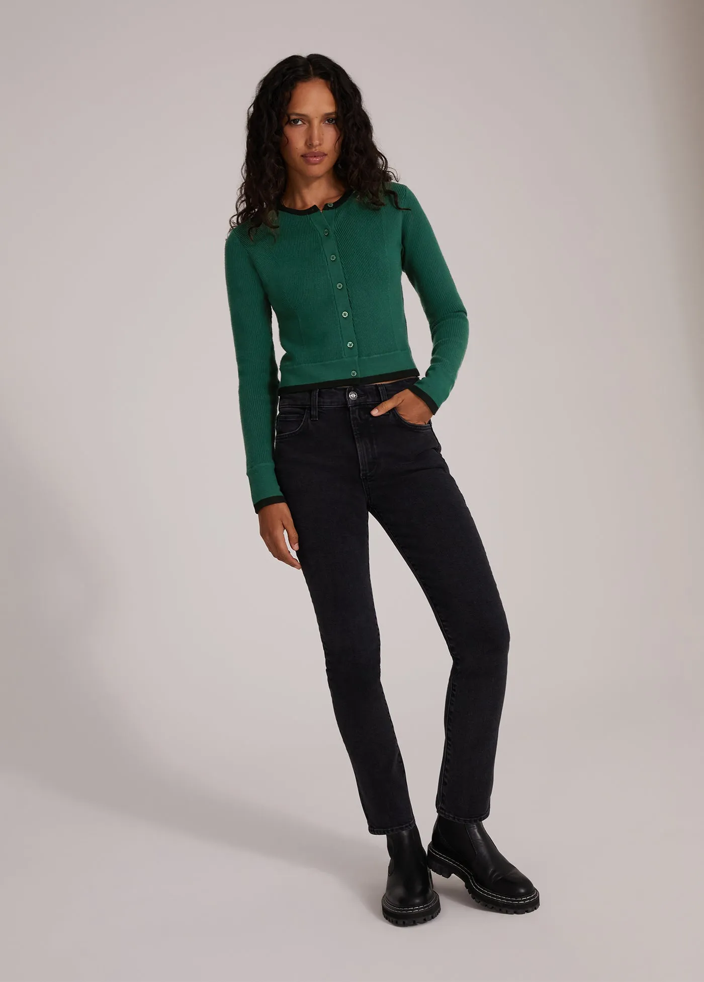 THE ERIN HIGH RISE SLIM STRAIGHT