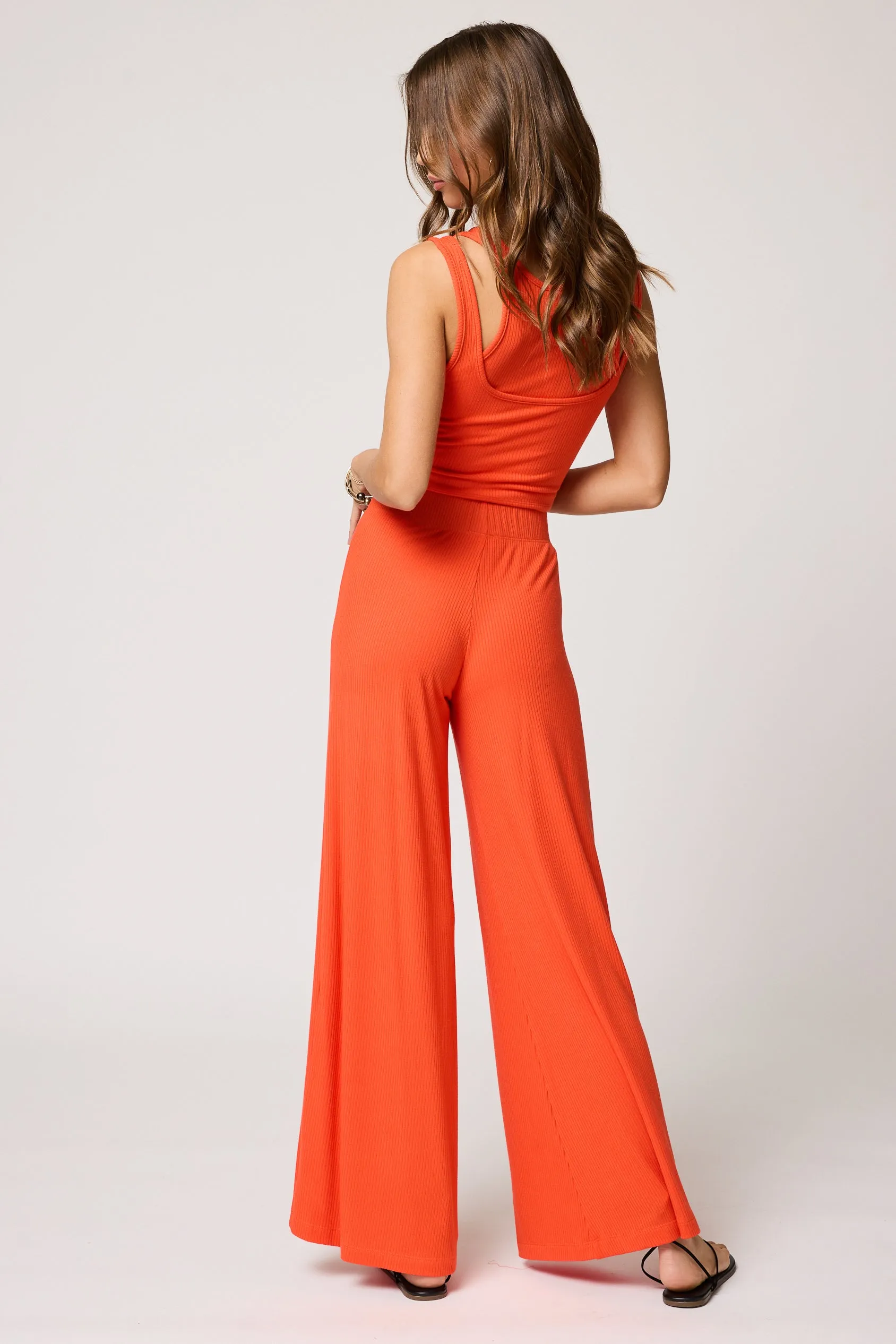 THE RIB WIDE LEG PANT