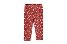 Toddler Girls Floral Print Leggings | Raspberry