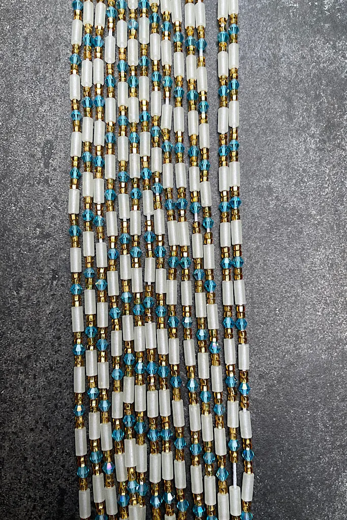 Turquoise Glow in the Dark Waist Beads