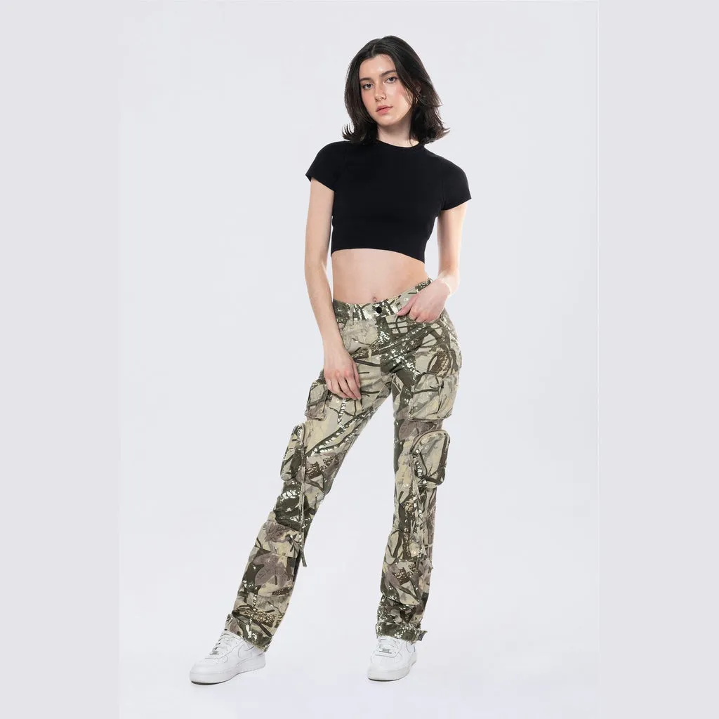 Utility Cargo Pants - Olive Hunting Camo