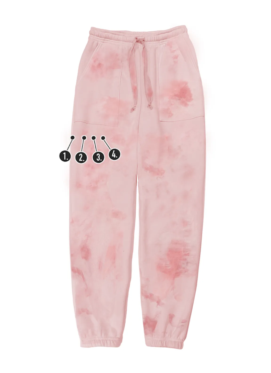 V-Day 4 Mini Horizontal Thigh Unisex Sweatpants