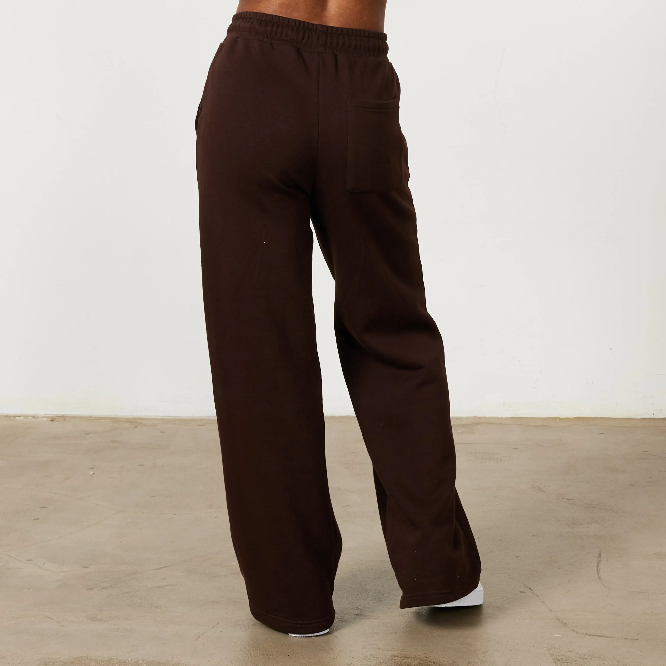 Vanquish Chestnut Brown Rejuvenate Wide Leg Oversized Sweatpants