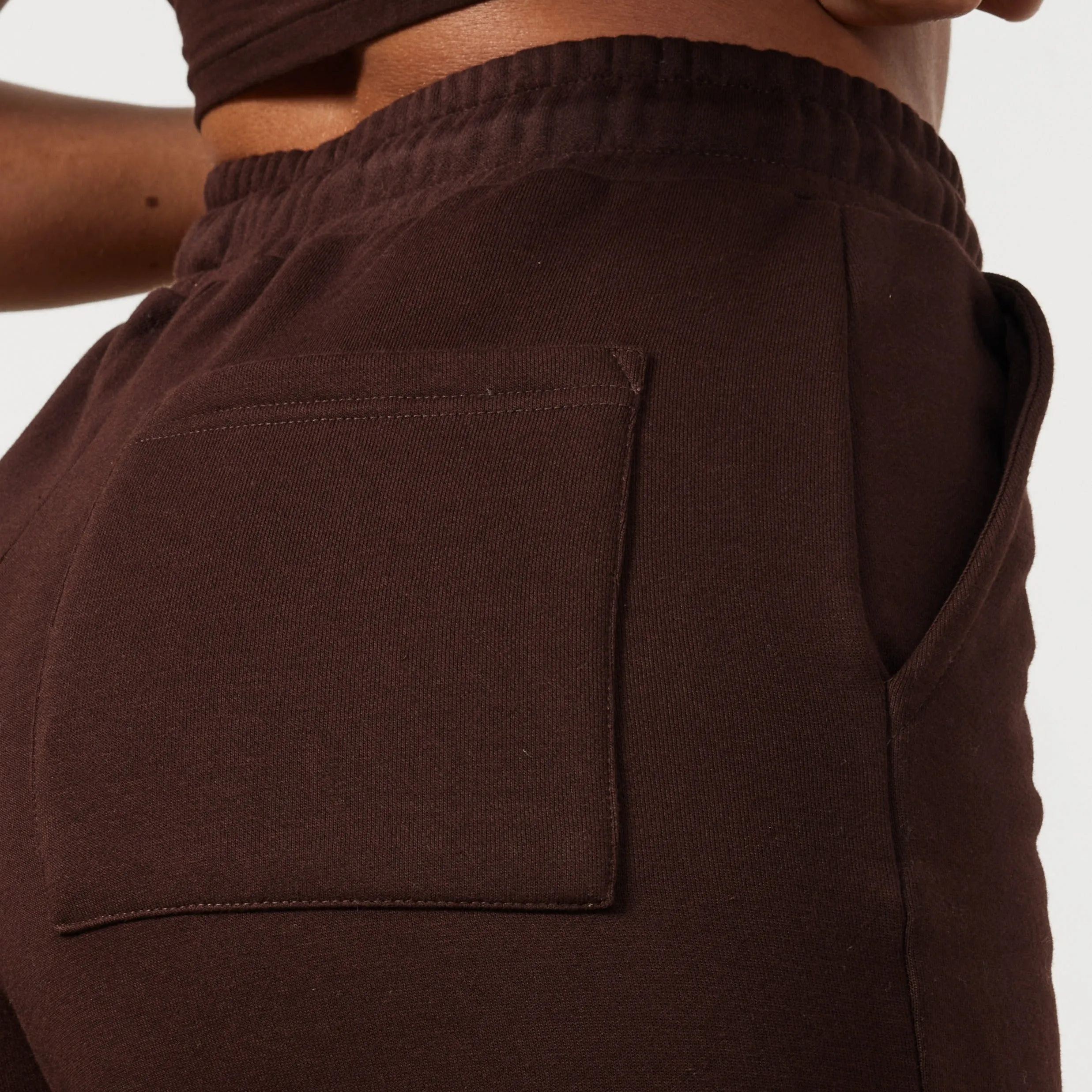 Vanquish Chestnut Brown Rejuvenate Wide Leg Oversized Sweatpants