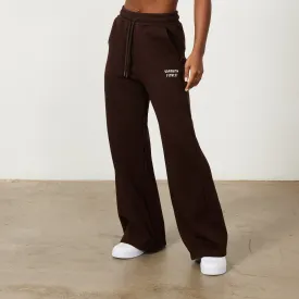 Vanquish Chestnut Brown Rejuvenate Wide Leg Oversized Sweatpants