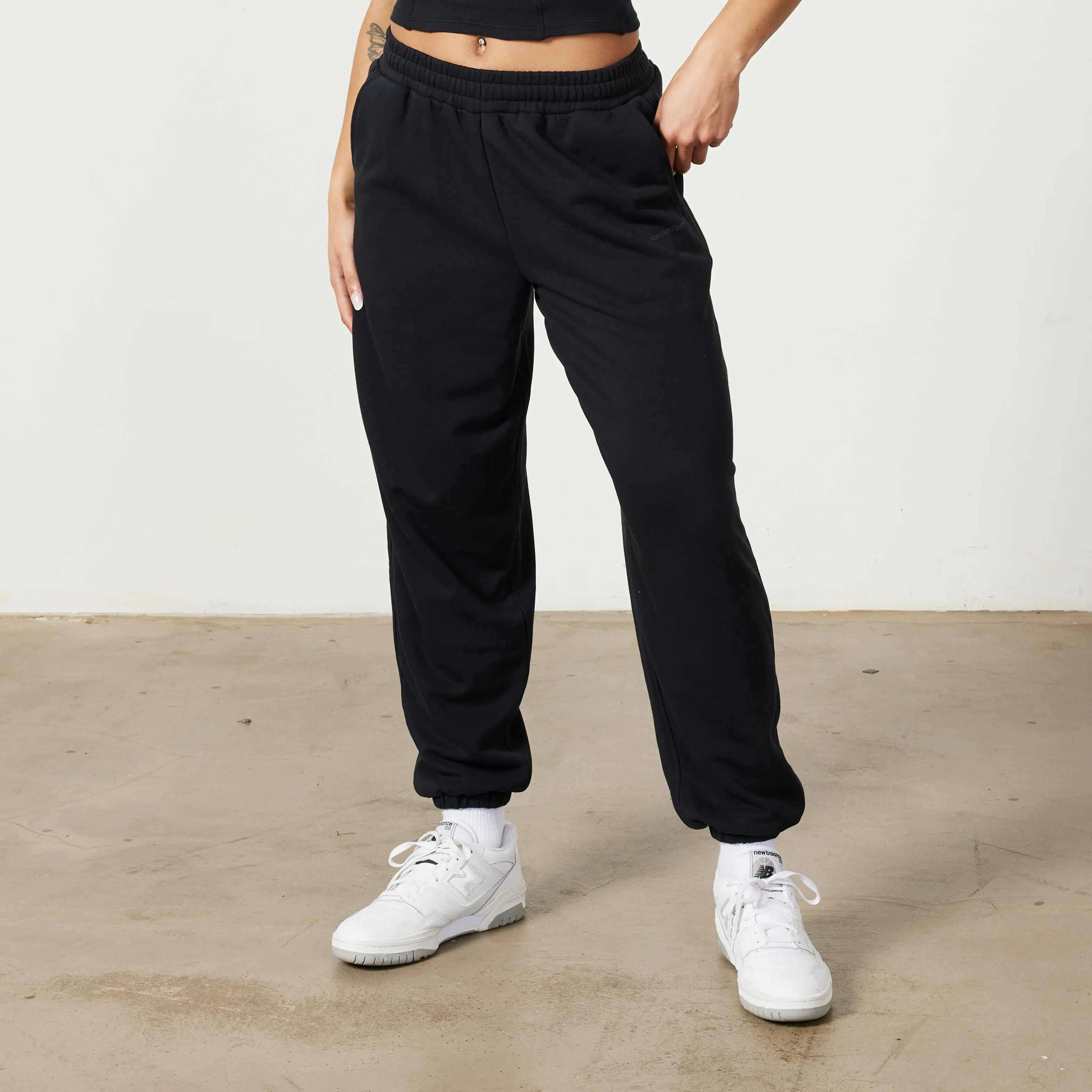 Vanquish Restore Black Oversized Sweatpants