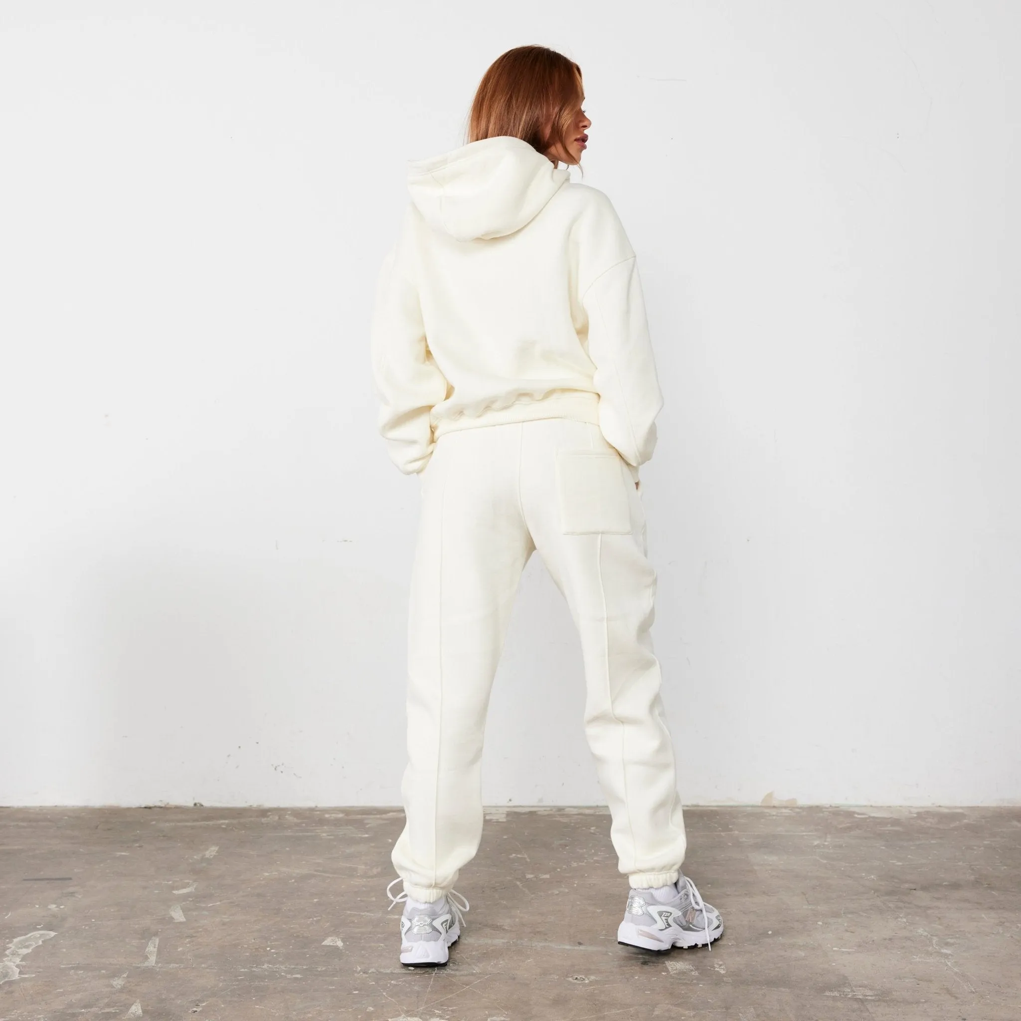 Vanquish Vintage White VQFIT Oversized Sweatpants