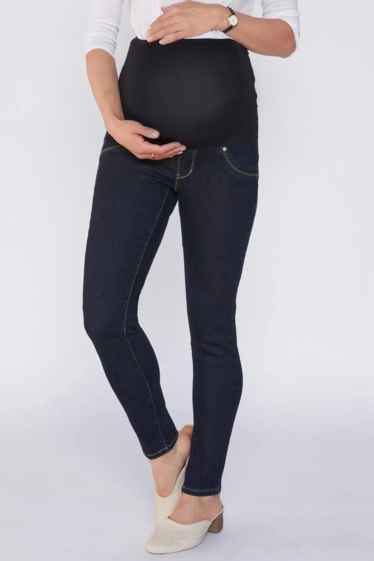 WannaBettaButt Maternity Skinny Jeans-Sale