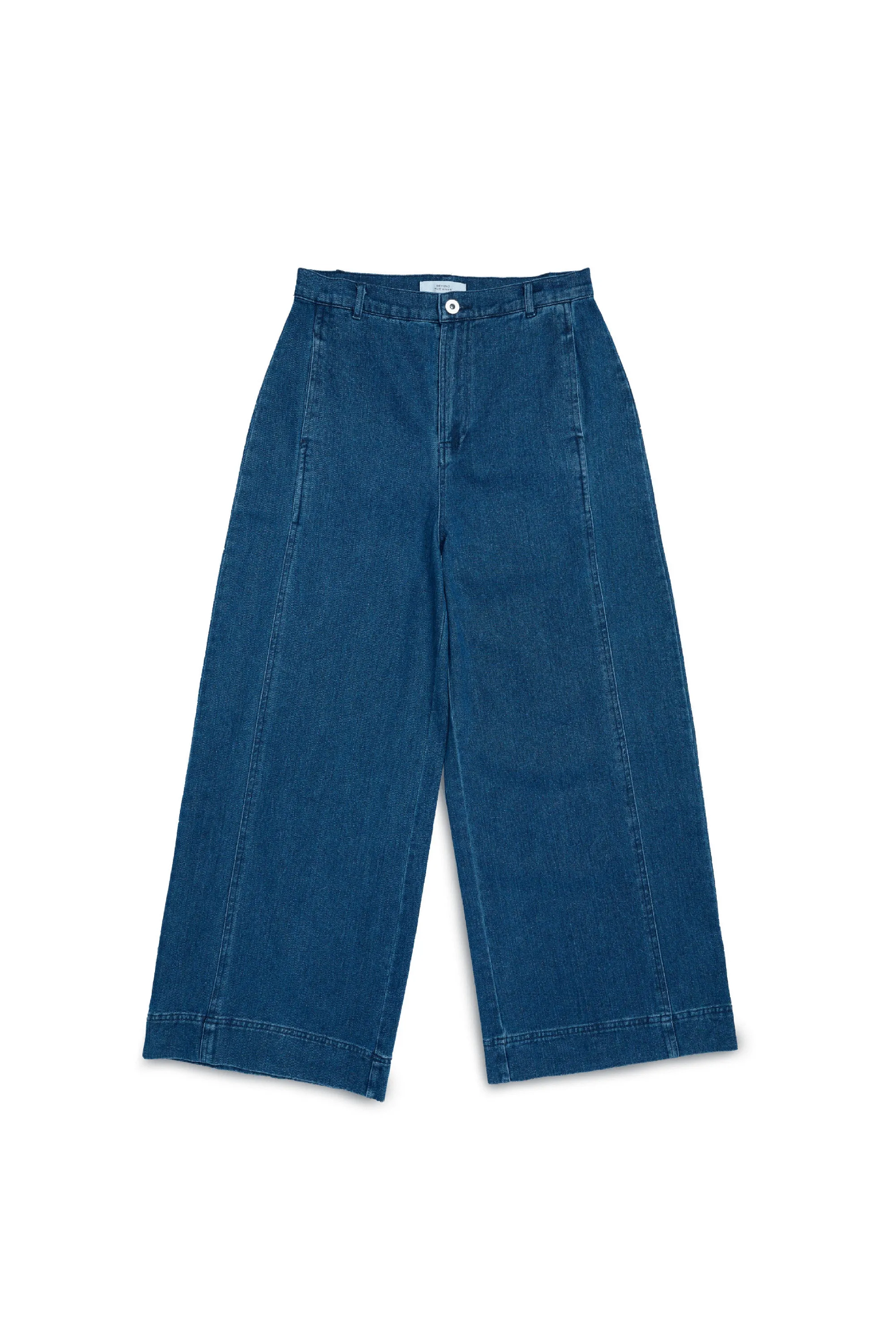 Wide Leg Denim Trouser