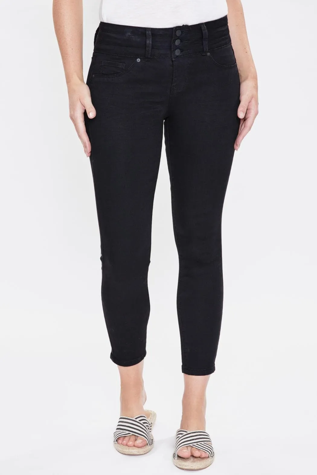 Women's 3-Button Denim Skinny Jean