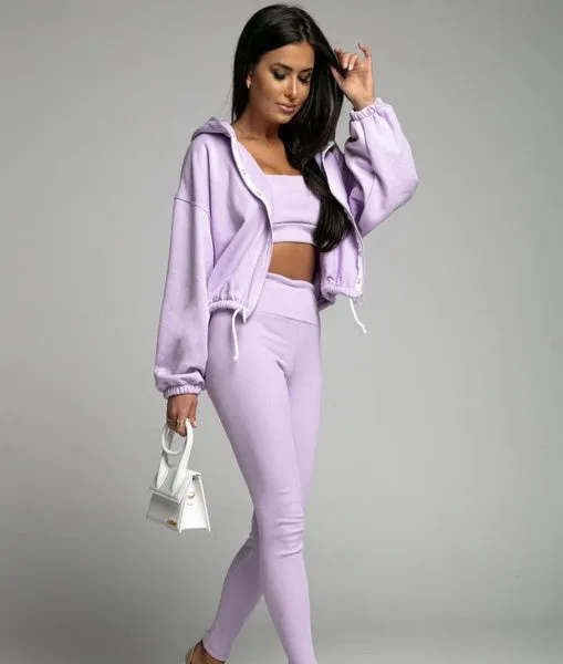 Women's Suit - Leggings, Top, Sweatshirt